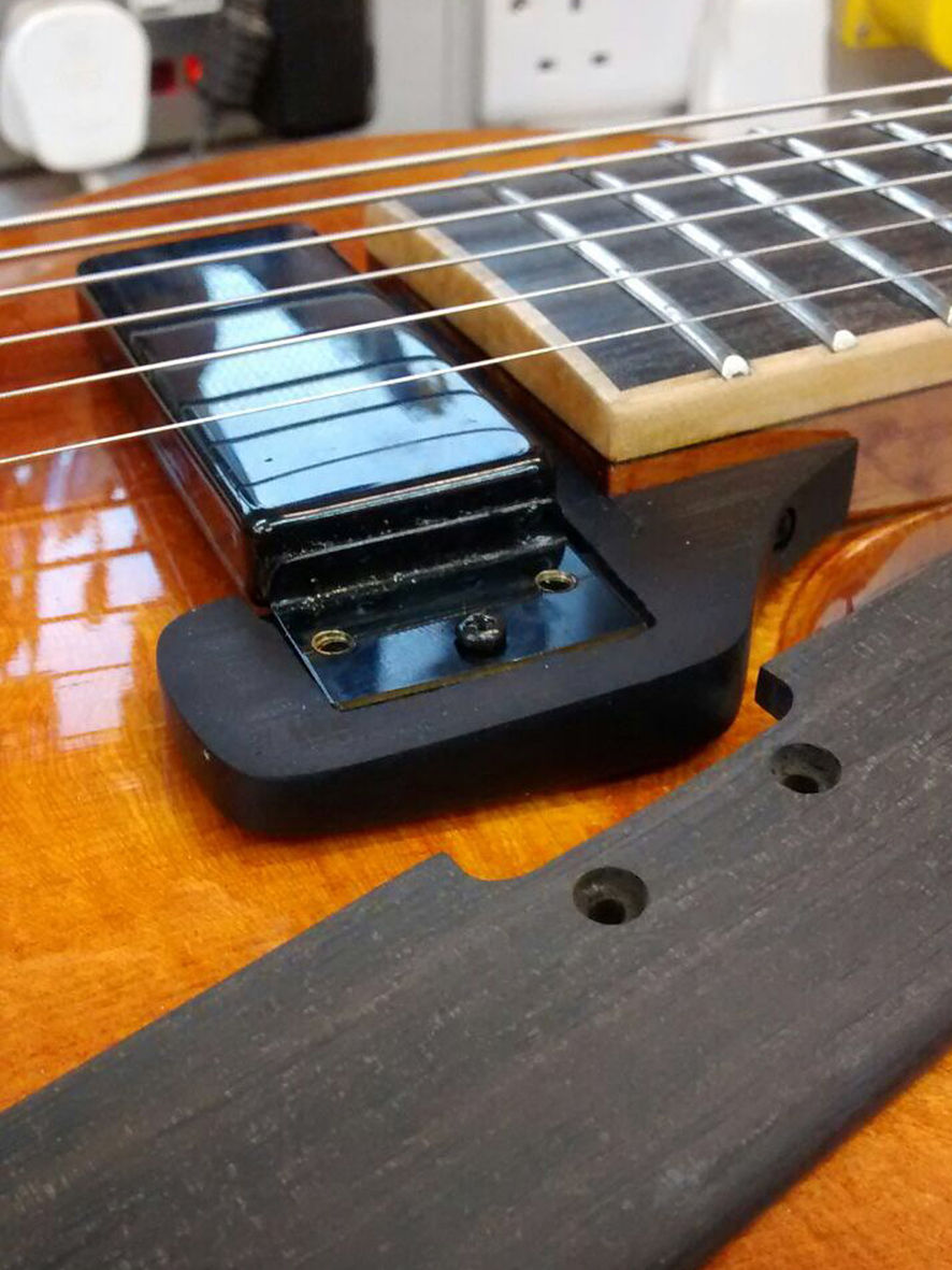 Kent Armstrong Slimbucker fitted to a Martin Taylor Joya with custom pickup cover