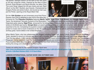 FIBONACCI GUITARS OCTOBER 2023 NEWSLETTER