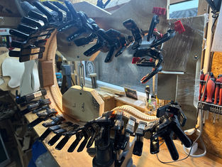 BACK IN THE FIBONACCI GUITARS WORKSHOP!