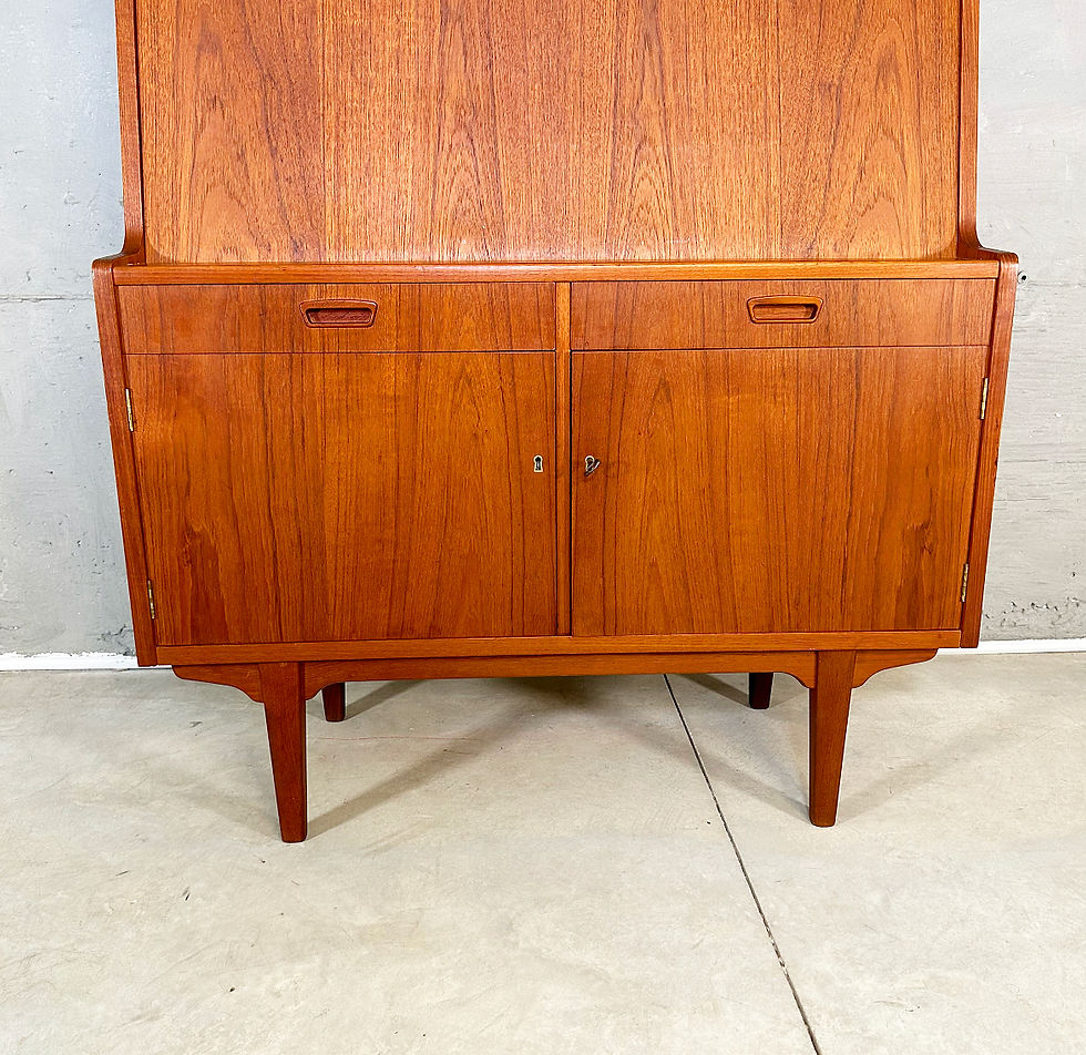 Thumbnail: Mid Century Danish Teak bookcase and Secretary, 1960s Denmark 