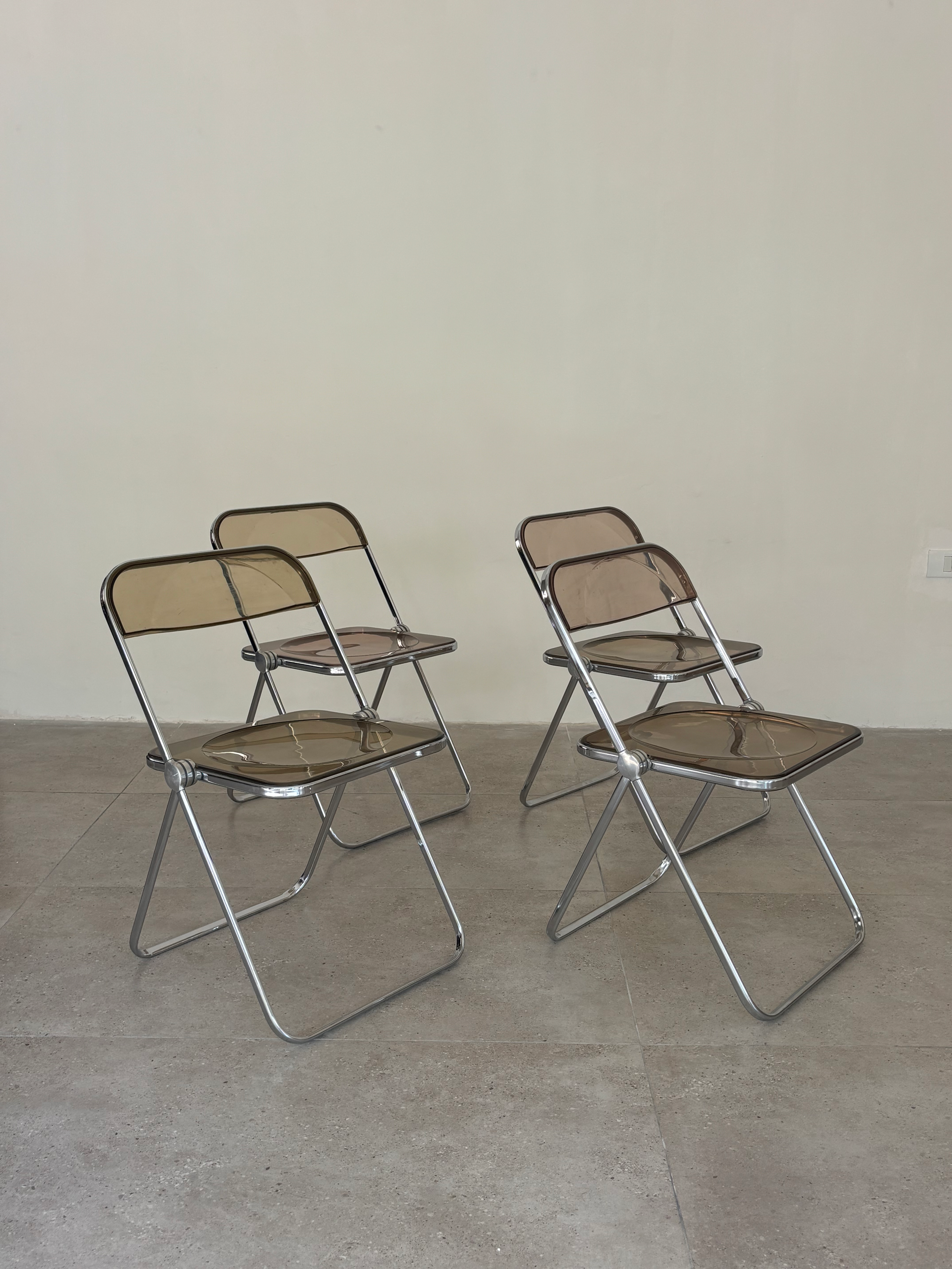 Plia Folding Chair by Giancarlo Piretti for Anonima Castelli, Italy, 1967