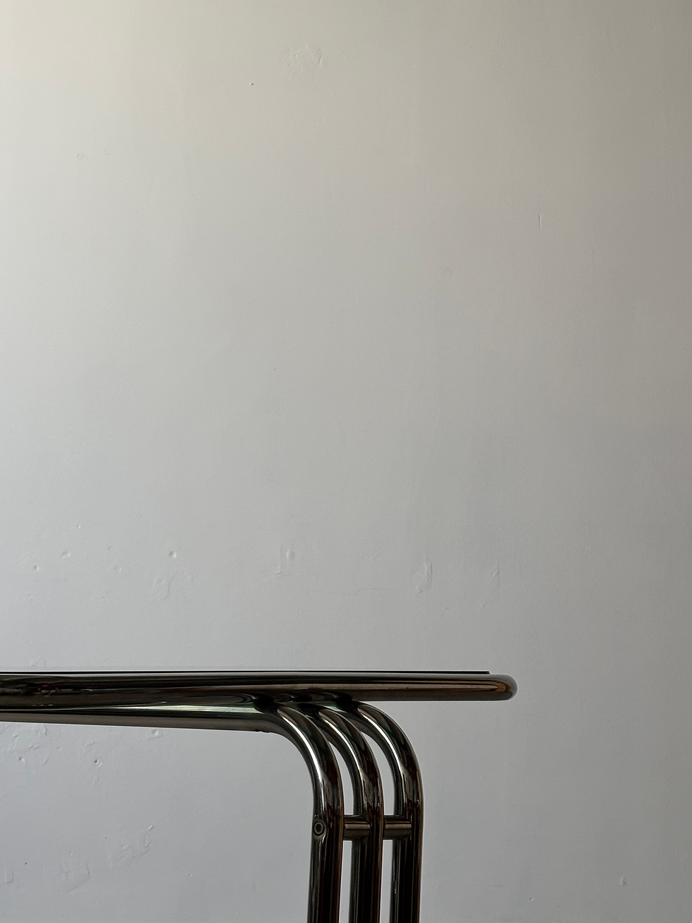 Thumbnail: Morex steel & smoked glass Italian bar cart, 1970s