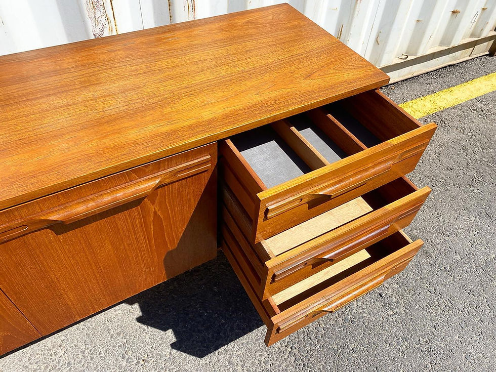 Thumbnail: Teak sideboard designed by Uniflex, 1960s.