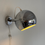 Thumbnail: Large Eye Ball Chrome Wall Lamps, 1970s Italy