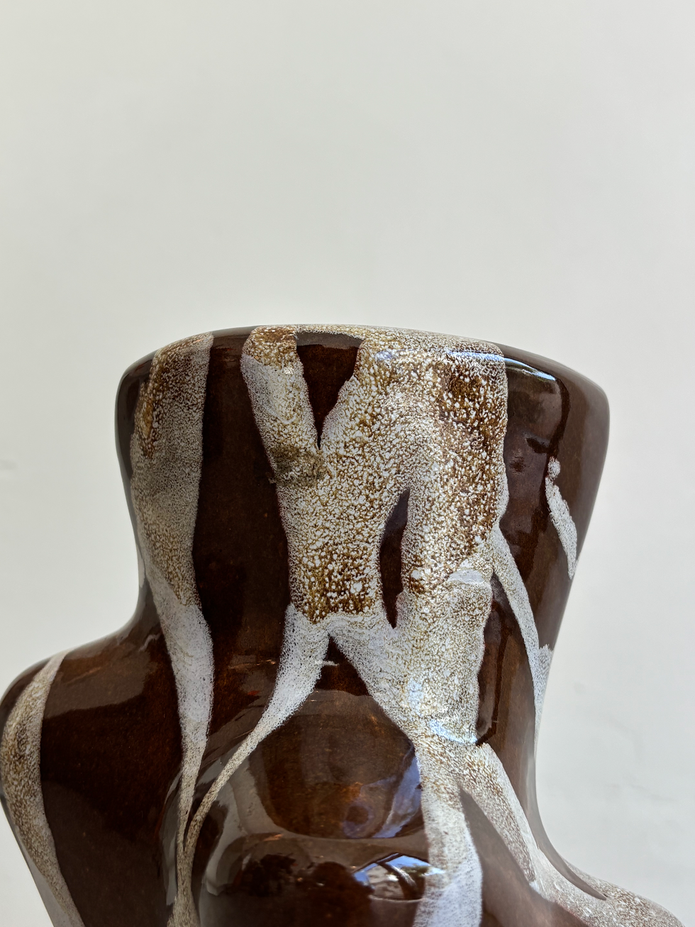 Thumbnail: Large Vintage Vase, Kad Yad Studio Pottery, Model 121, 1960s Israel