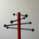 Thumbnail: Red postmodern Italian coat rack, 1980s 