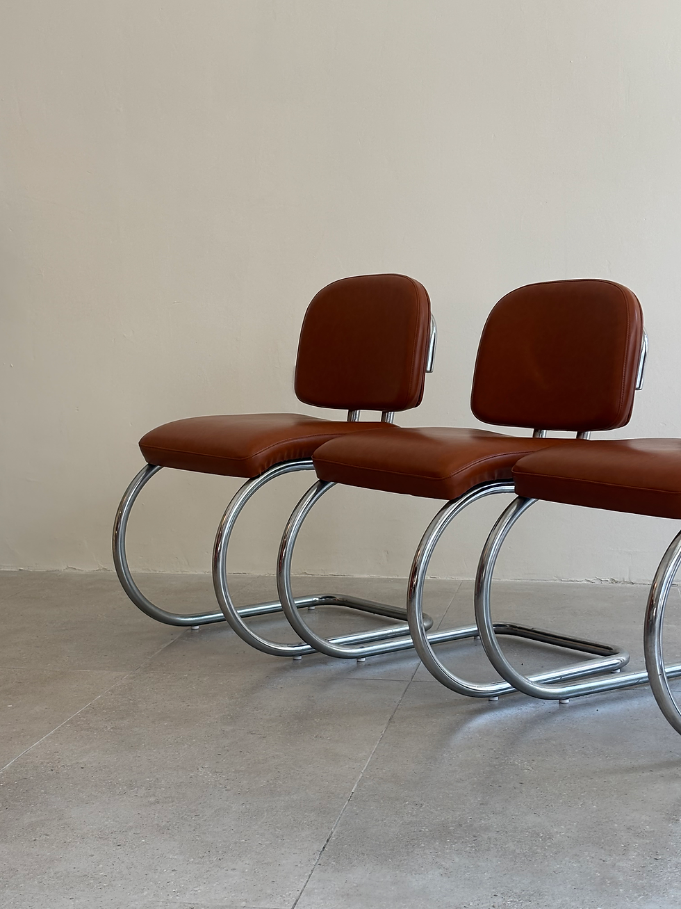 Thumbnail: Midcentury Modern cantilever chair, 1970s Italy