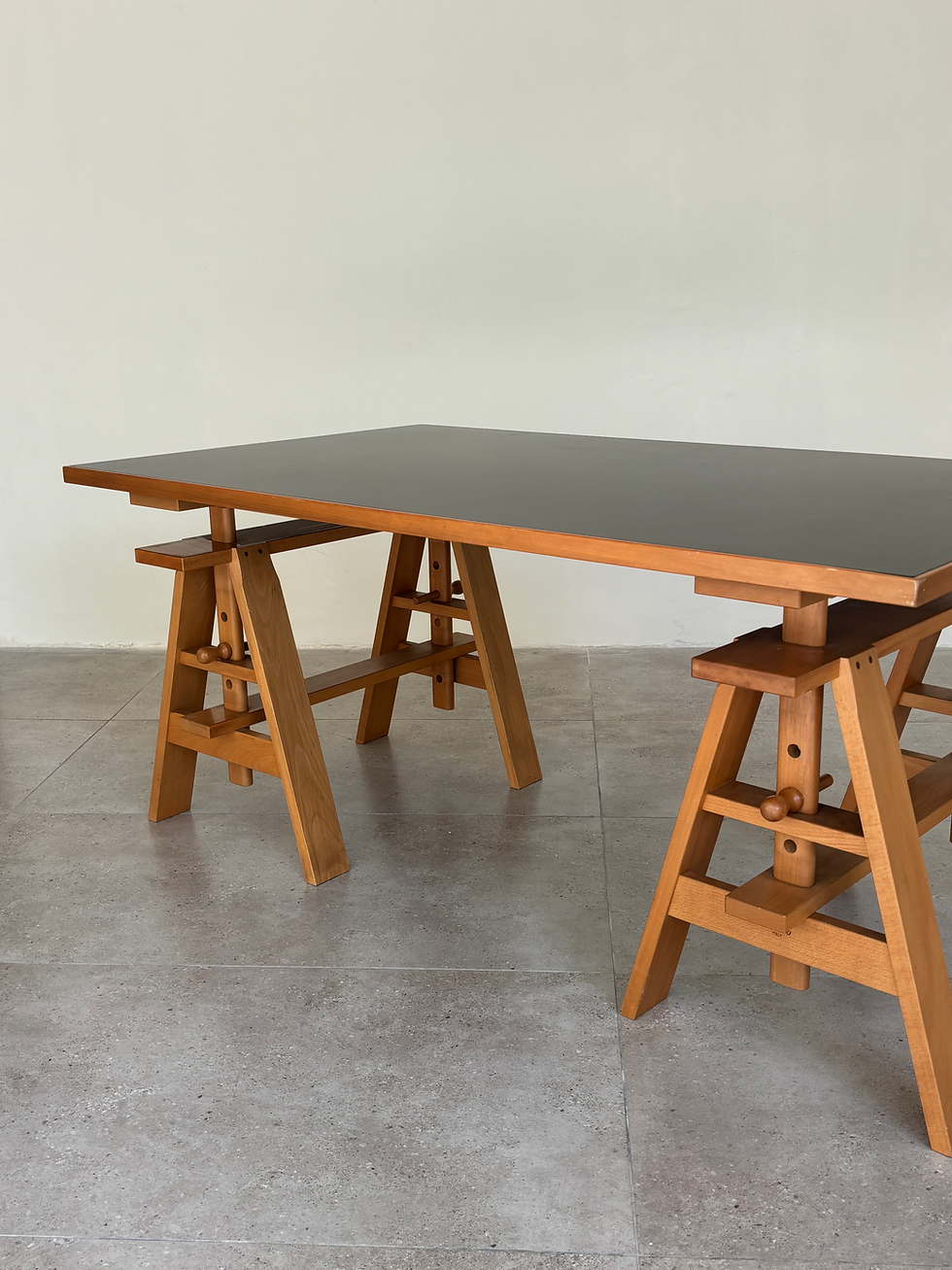 Thumbnail: “Leonardo” working Table by Achille Castiglioni for Zanotta, 1969 Italy 