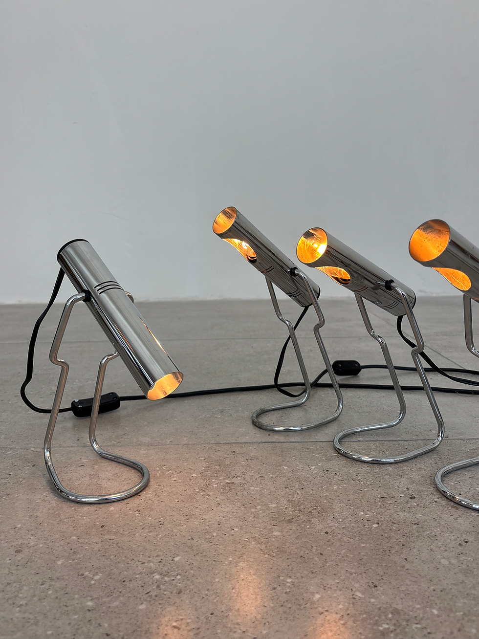 Thumbnail: Chrome Spot table lamp by Lama, 1970s Italy 