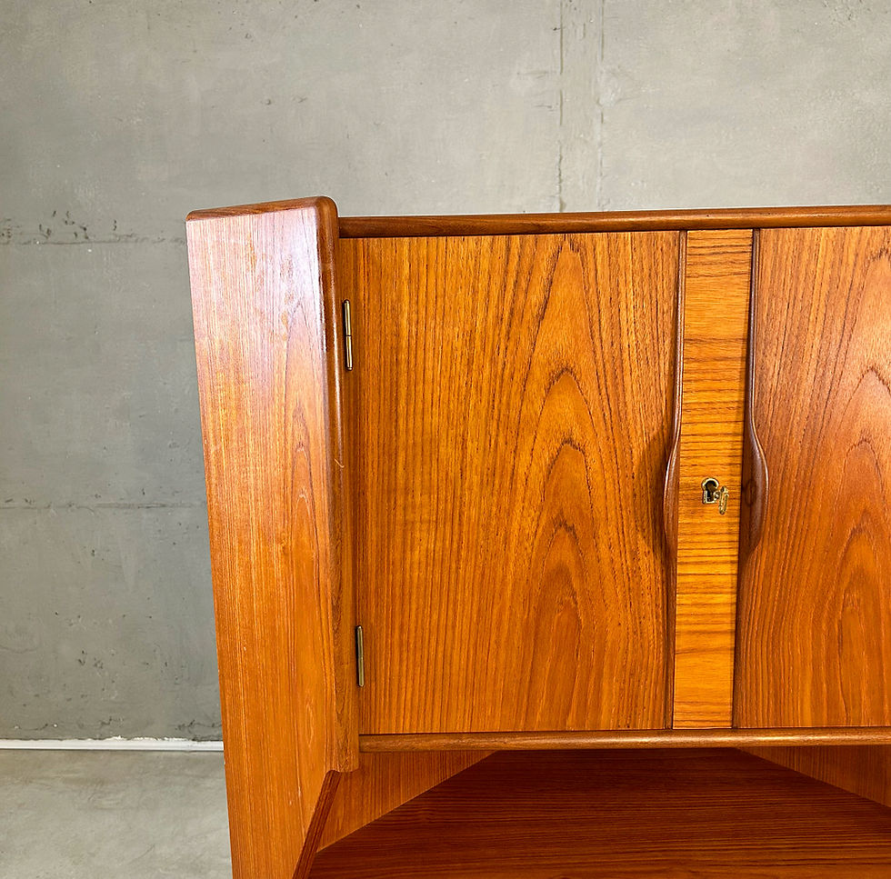 Thumbnail: Gunni Omann for Omann Jun Danish Teak Corner Cabinet, circa 1960s 