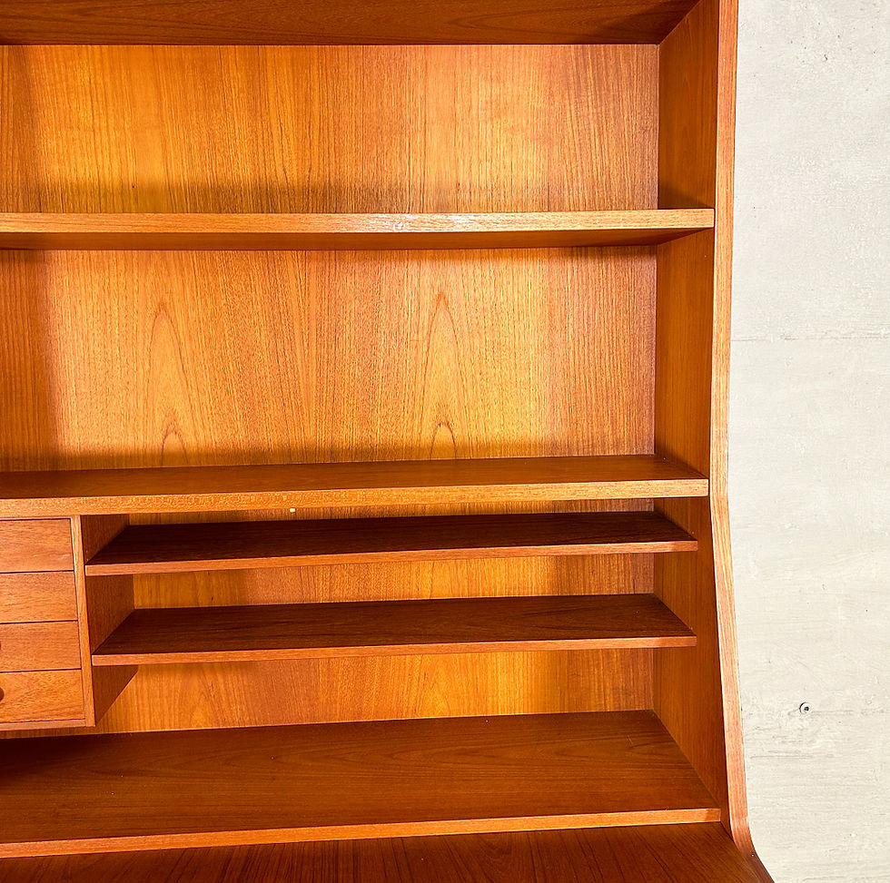 Thumbnail: Mid Century Danish Teak bookcase and Secretary, 1960s Denmark 