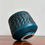 Thumbnail: Mid-Century Modern Ceramic Planter in Teal Blue, 1960s
