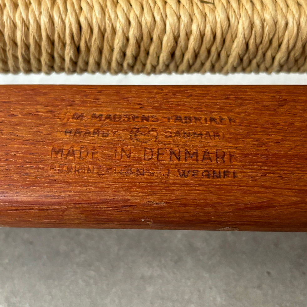 Thumbnail: ‘W2' Dining Chair by Hans Wegner for C.M. Madsen, 1950s Denmark 