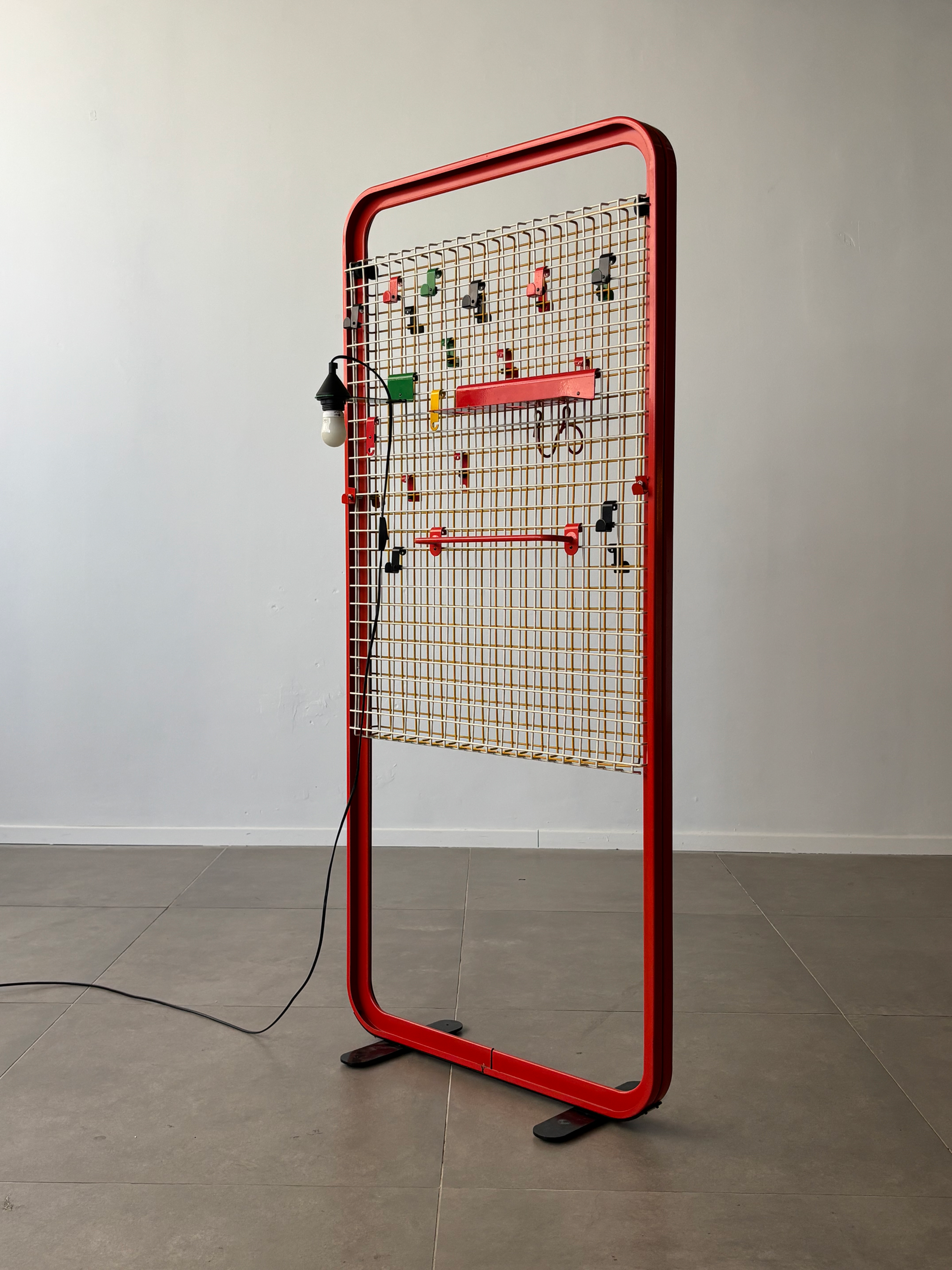 Red Binetta Organiser by Boccato, Gigante & Zambusi for Seccose, 1980s