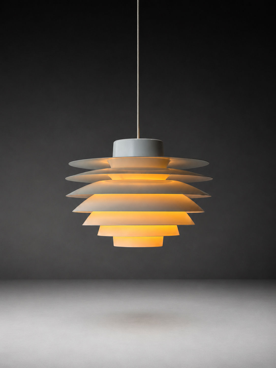 ‘Verona’ Lamp designed by Svend Middelboe for Nordisk Solar, 1970s Denmark