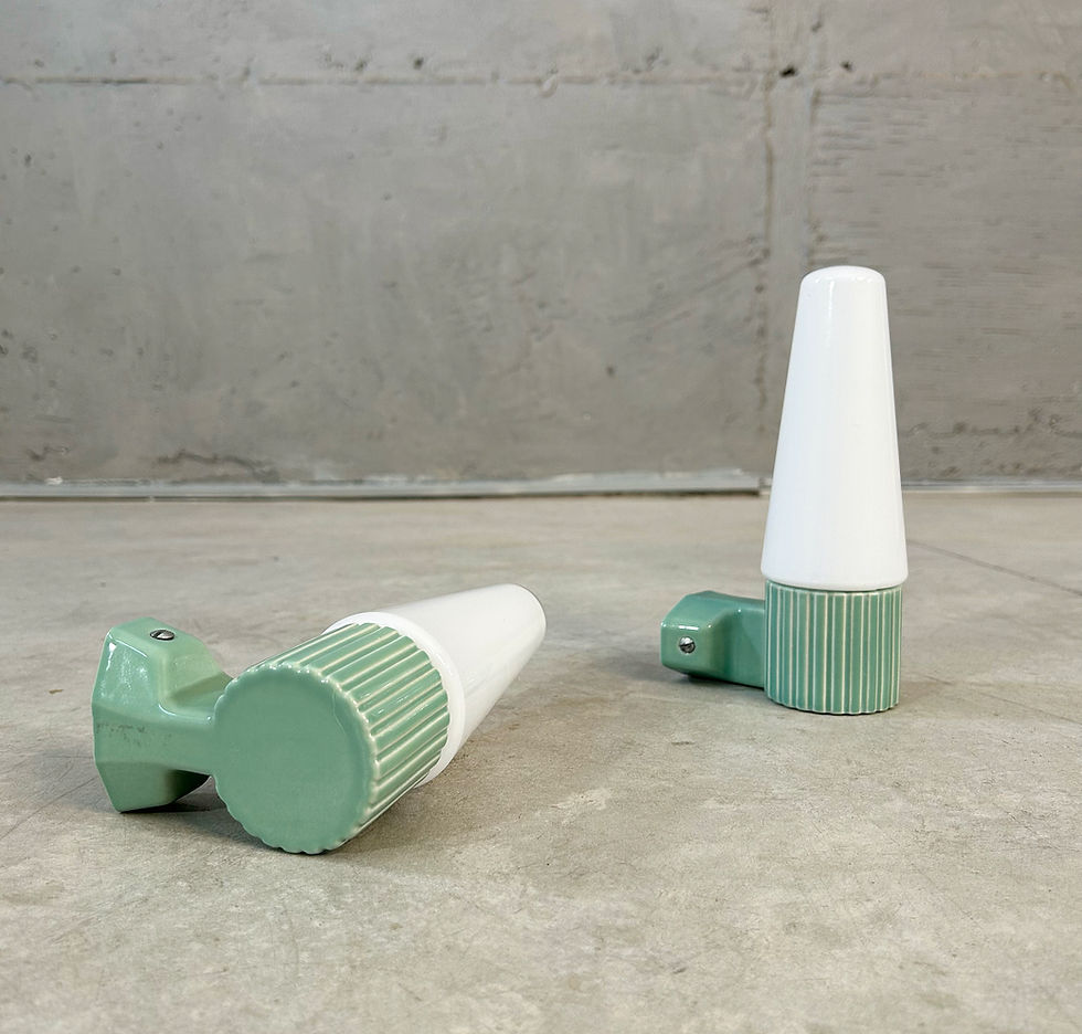 Thumbnail: Set of Swedish wall lamps designed by Sigvard Bernadotte for IFÖ Electric, 1960s