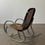 Thumbnail: Mid-Century chromed steel and rattan rocking chair from the 1970s