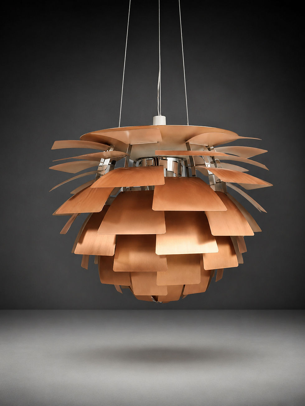 Thumbnail: PH Artichoke Copper Lamp by Poul Henningsen for Louis Poulsen, Denmark, 1958 