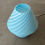 Thumbnail: Mouth blown Murano mushroom lamp in blue swirl, made in Murano island, Italy