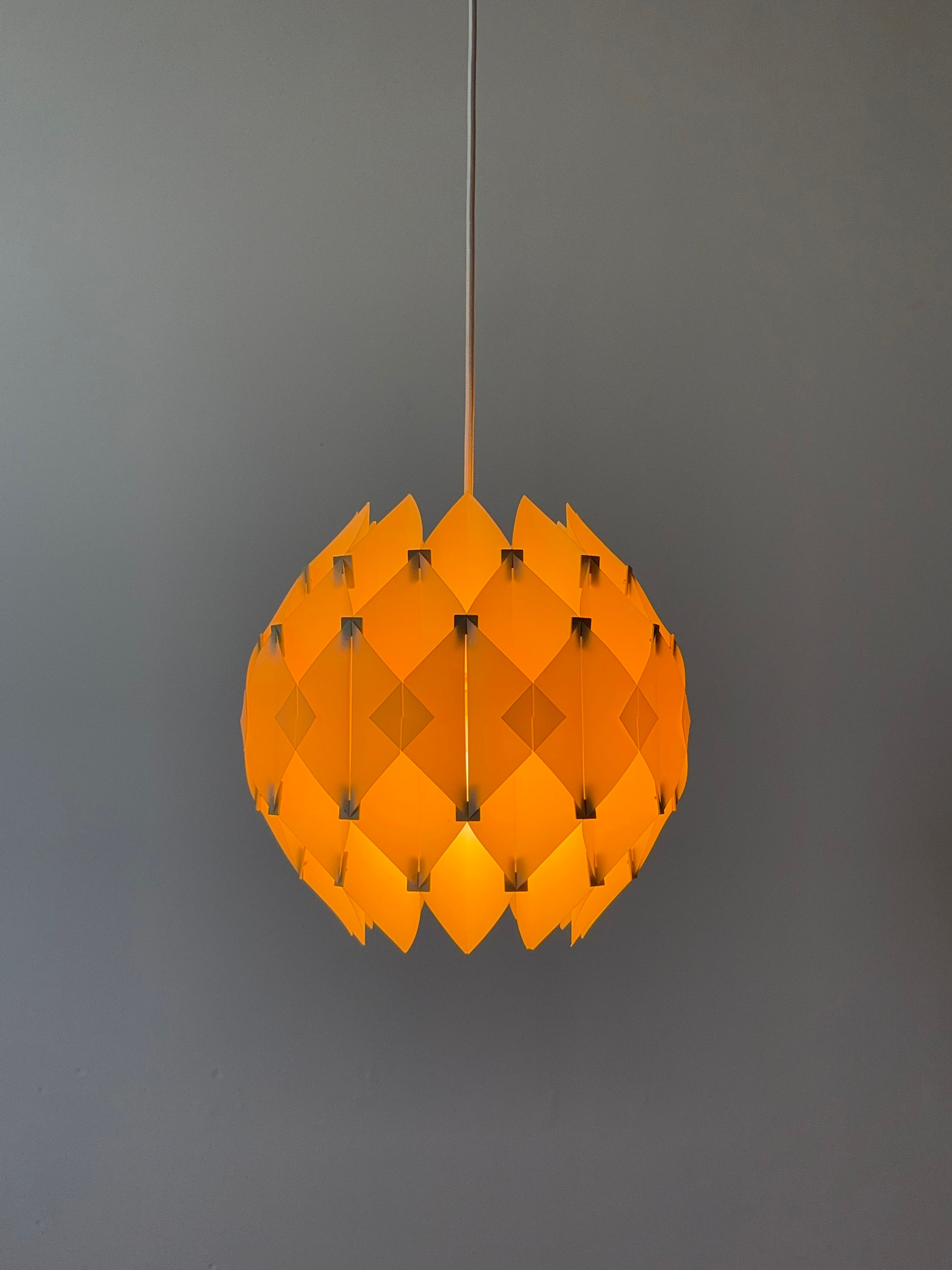 “Silhouett” pendant lamp, designed by Lars Schiøler in 1968 for Hoyerup, Denmark