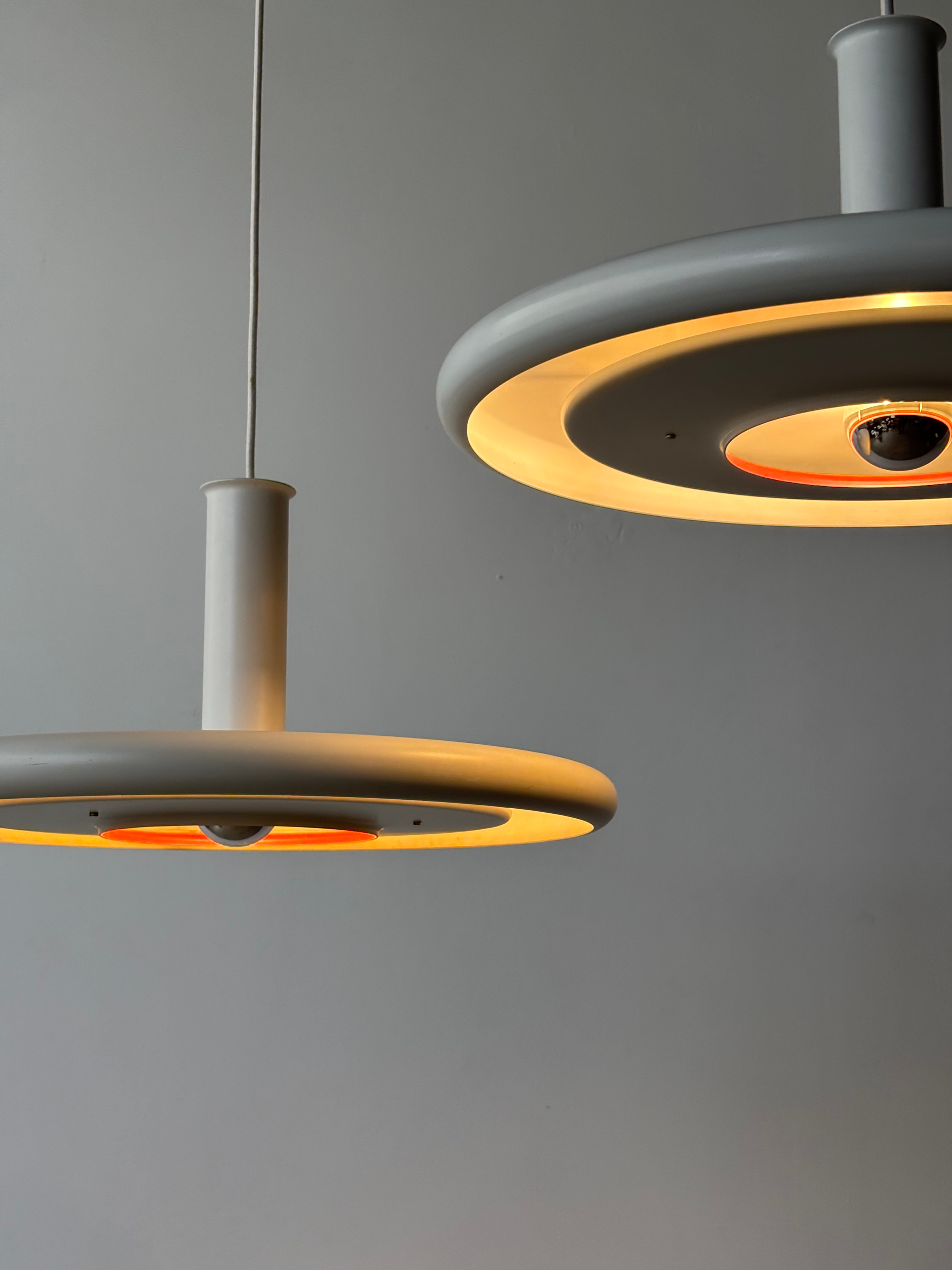 ‘Optima’ Danish pendant lamps by Hans Due for Fog & Mørup, 1970s