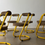 Thumbnail: Postmodern Yellow Metal Dining Chair by Giotto Stoppino, Italy 1970s