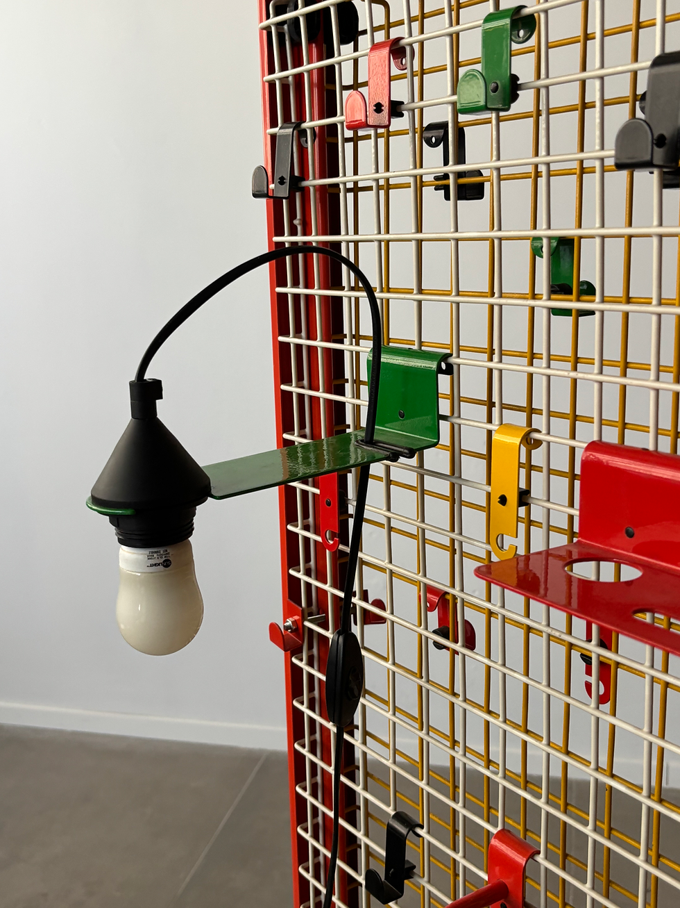 Thumbnail: Red Binetta Organiser by Boccato, Gigante & Zambusi for Seccose, 1980s 