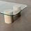 Thumbnail: Travertine & glass coffee table, 1970s Italy