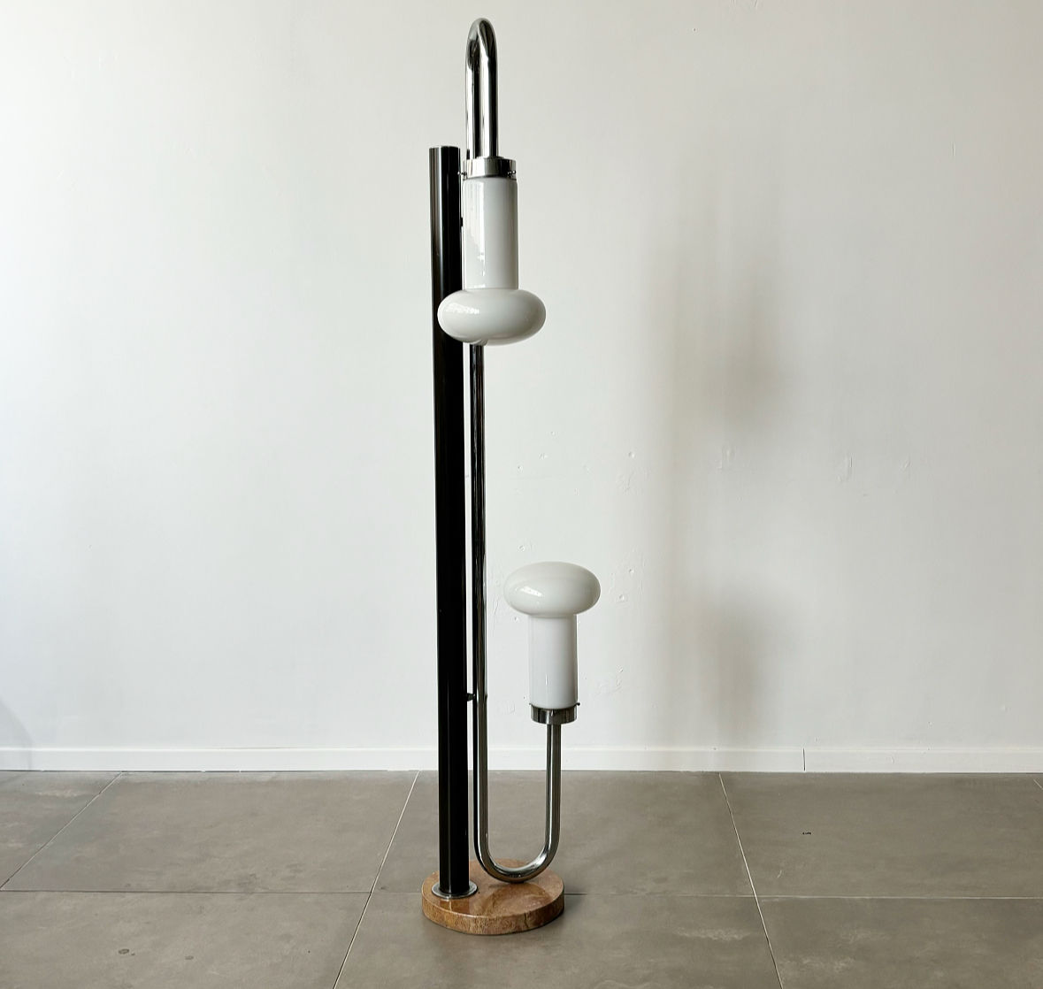 Bauhaus floor lamp by Mazzega, 1960’s Italy