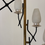Thumbnail: Rare Opaline Glass & Brass Floor Lamp by Stilnovo, 1950s Italy