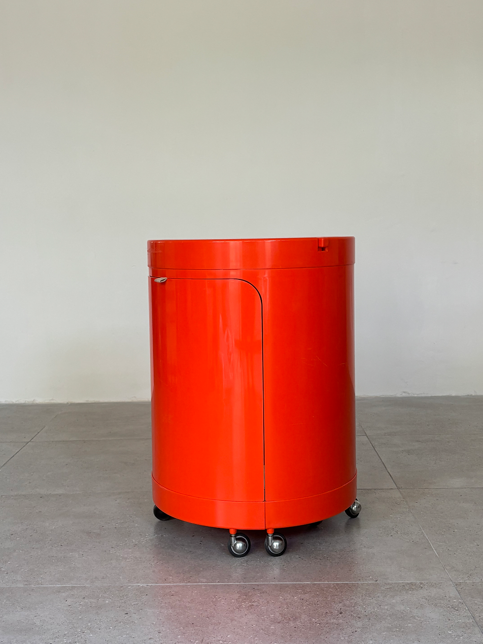 Thumbnail: “Silvi” Atomic Orange Vanity by Studio Kastilia for Fanini Fain S.P.A. 1970s 
