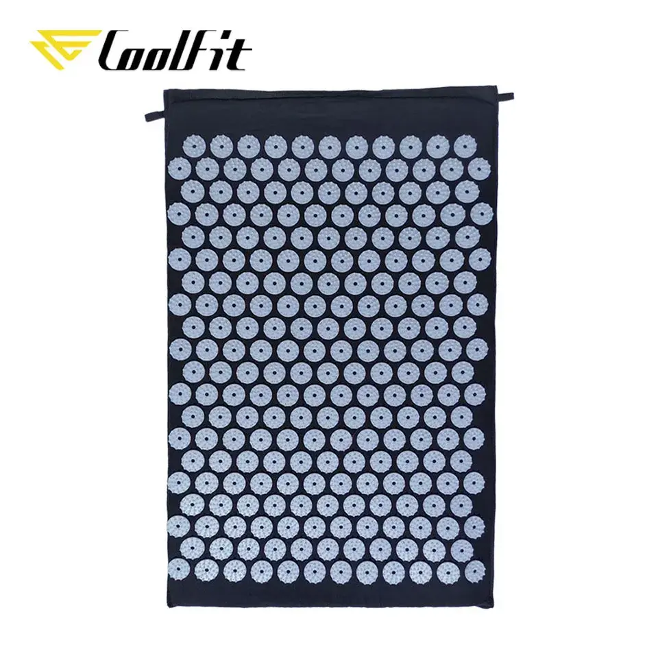 Thumbnail: CoolFit Acupressure Mat Massage Mat and Pillow Set Yoga Mat Acupuncture Cushions
