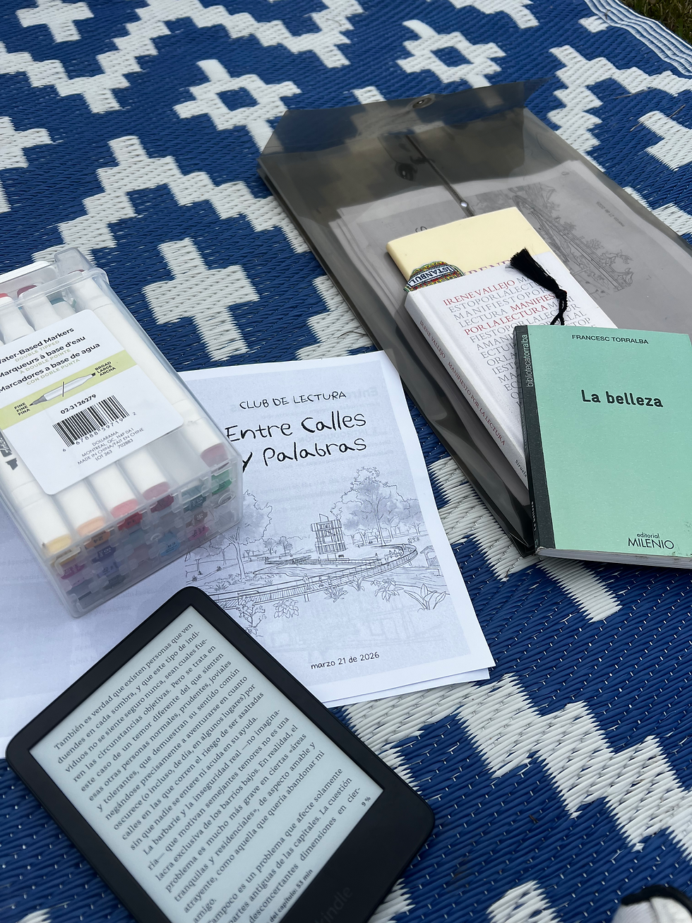 Club de lectura entre calles y palabras