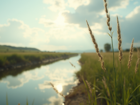 A tranquil landscape representing personal growth and opportunity
