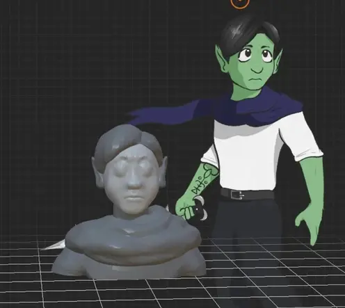 Ezra 3D Bust 1