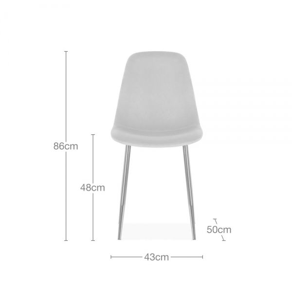 Thumbnail: Black Velvet Dining Side Chair