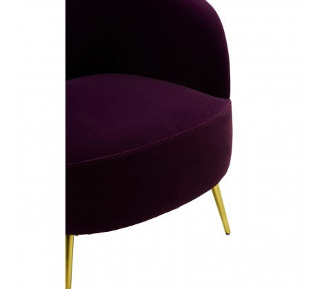 Thumbnail: Juniper - Grey Art Deco Velvet Accent Chair