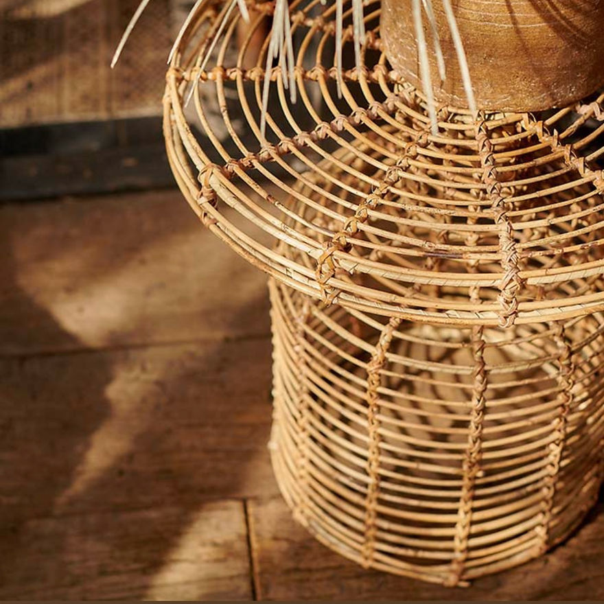 Thumbnail: Natural Rattan Side table