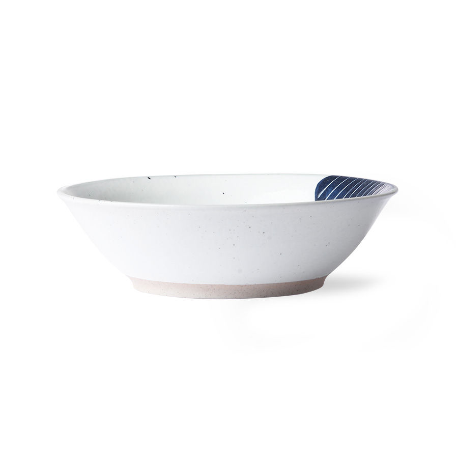 Thumbnail: Breakfast Bowl - White glazed Stoneware