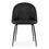 Thumbnail: Dining Chair -Black Millennial Faux LeatherDining Chair