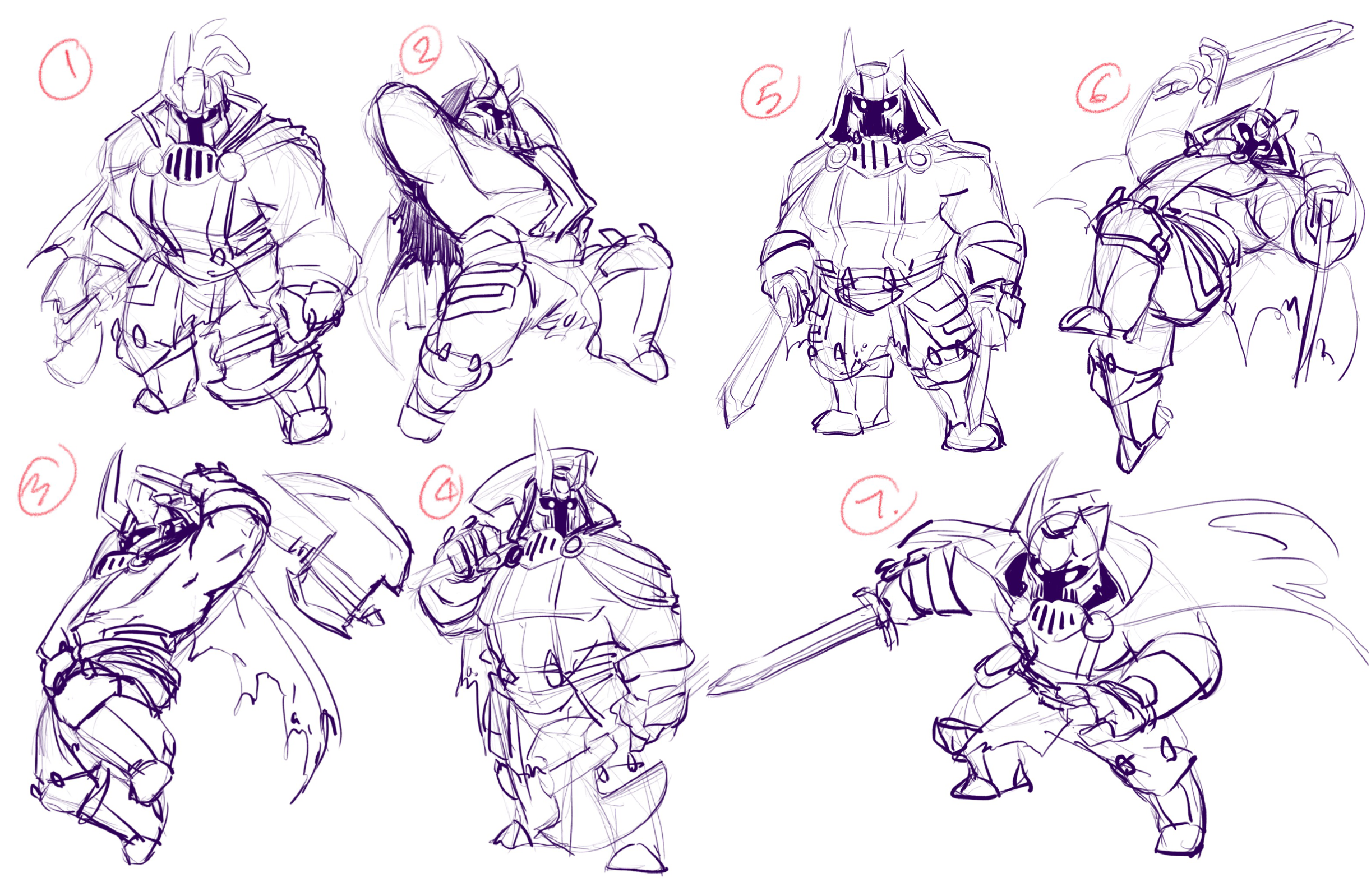 Knight pose Page 1