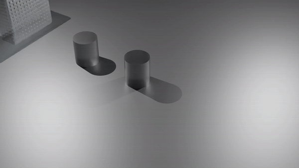 Flow past 2 cylinders