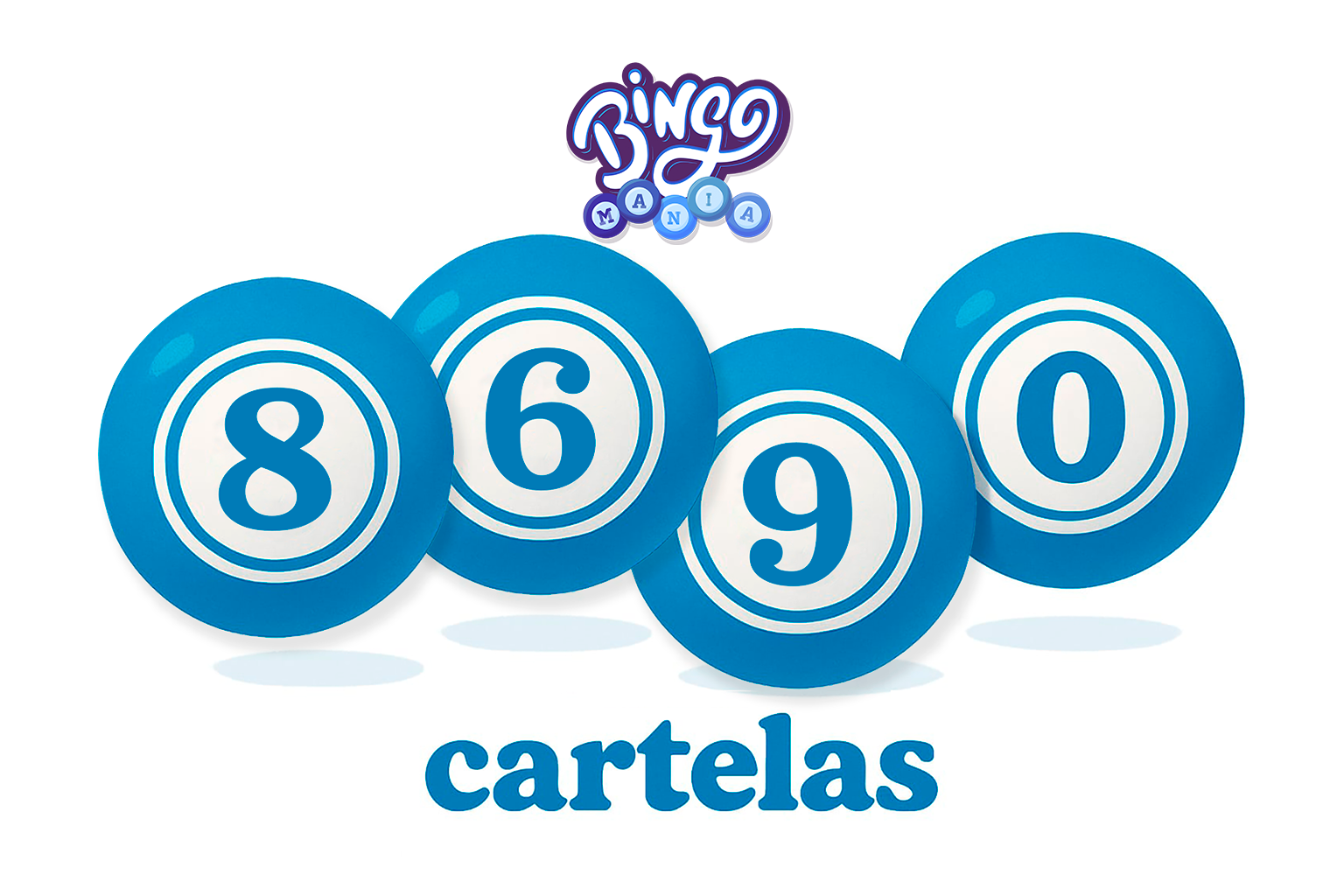 Bingo Mania - 8690 cartelas