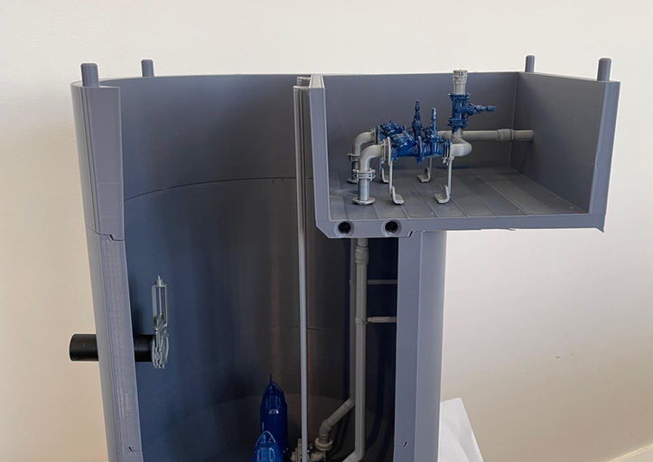 Exhibition scale model