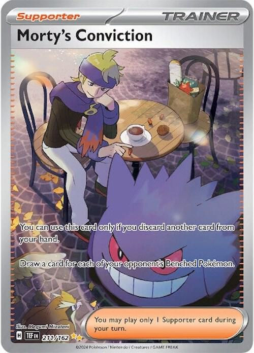 Morty's Conviction Pokemon card