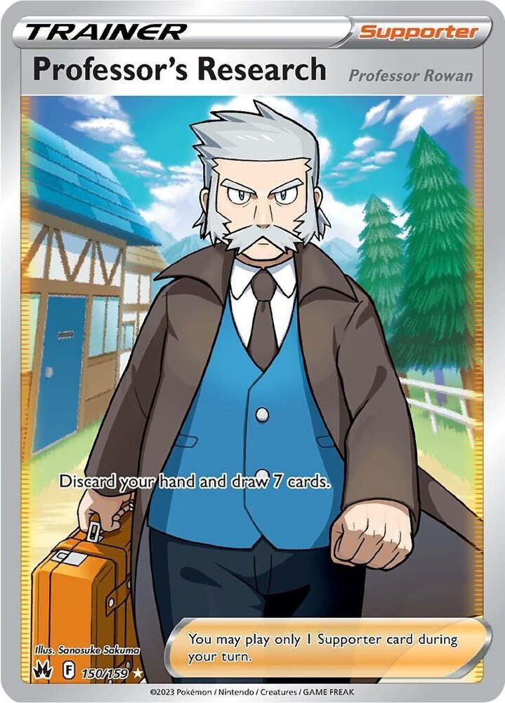 Professor's Research (Full Art) Pokemon card
