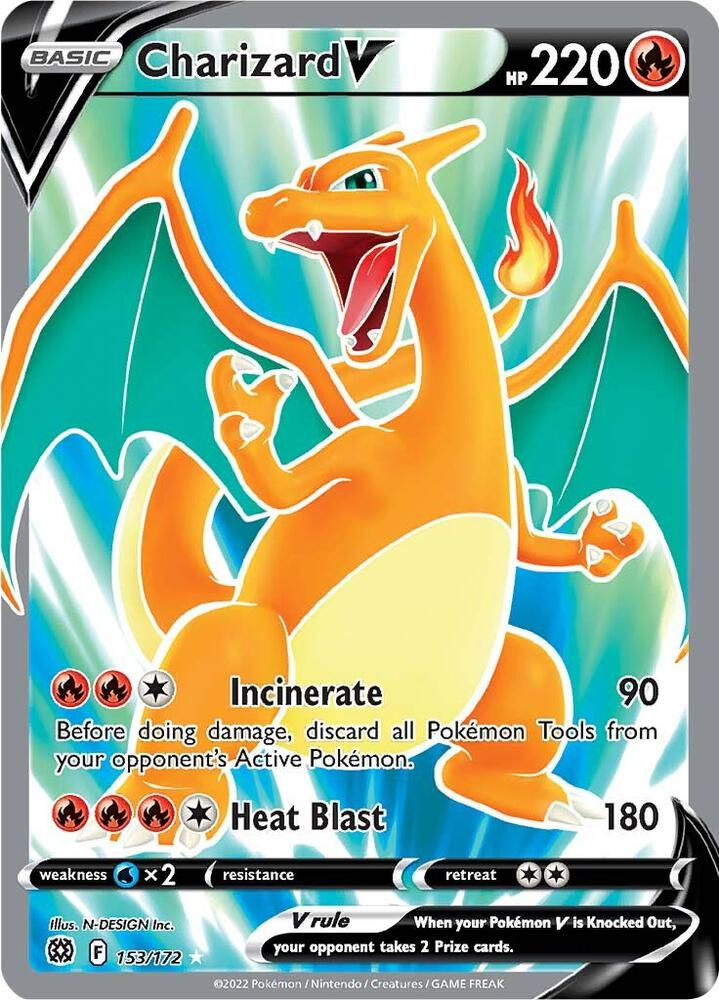 Charizard V (Full Art) Pokemon card