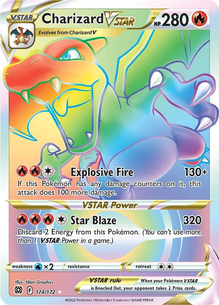 Charizard VSTAR (Secret) Pokemon card