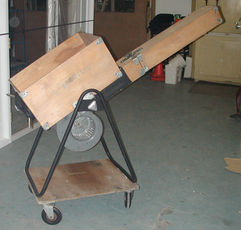 Artificial snow blower