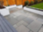 completed patio on the Wirral